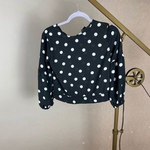 Polka-Dot Blouse